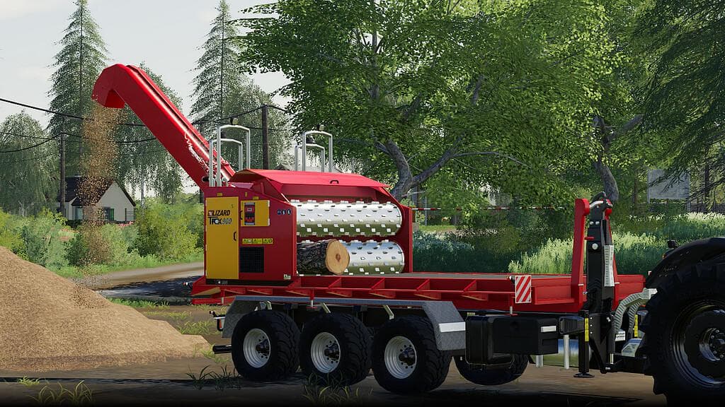 WOOD CHIPPER LIZARD TREX900 2