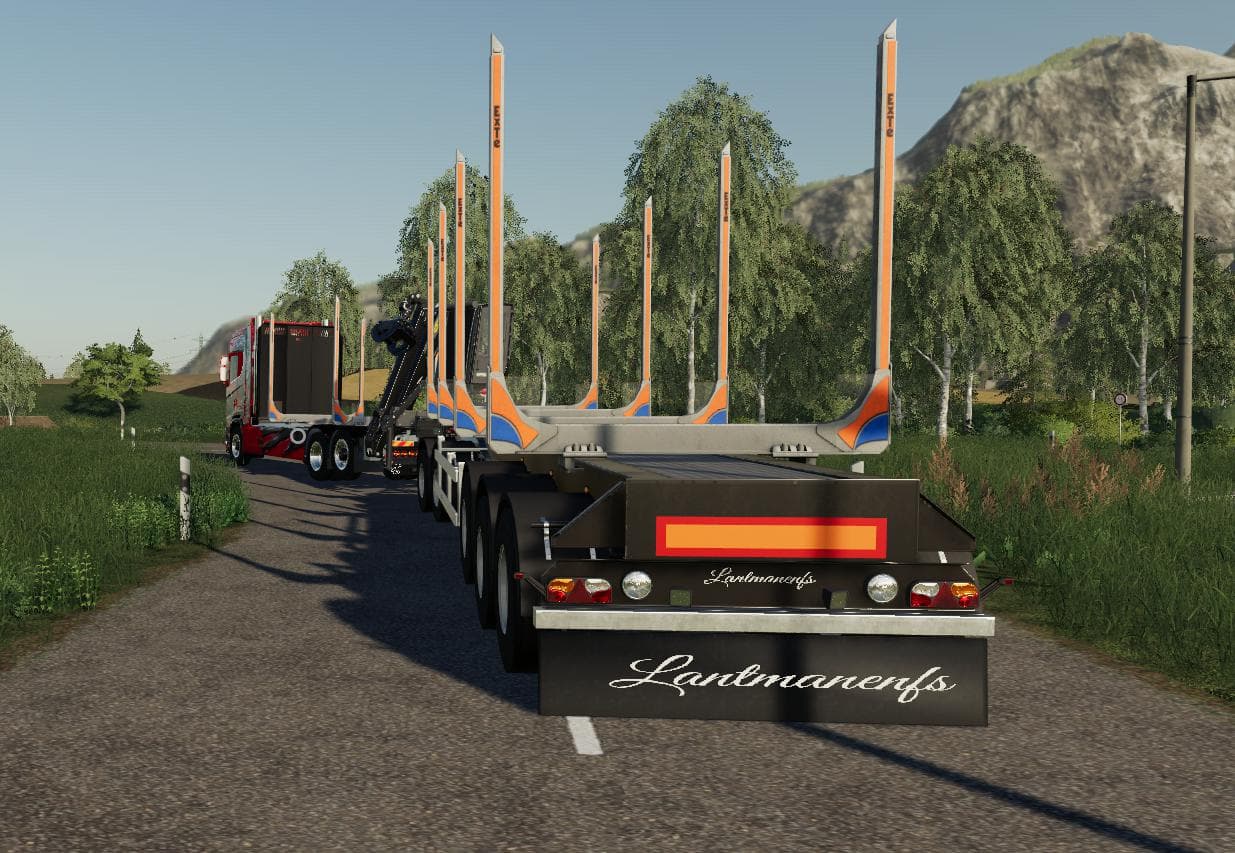 WOOD TRAILER ROADTRAIN 5