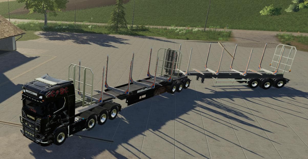 WOOD TRAILER ROADTRAIN 2