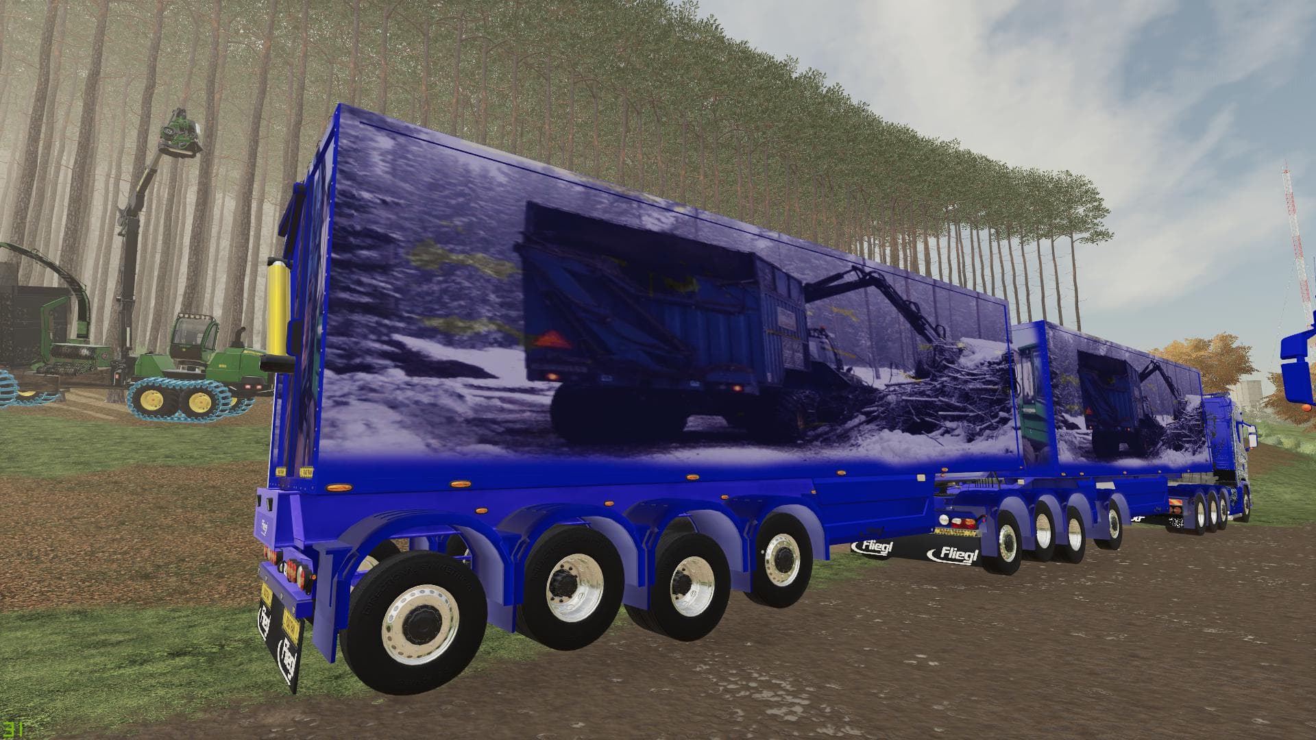 WOODCHIPS TRAILER