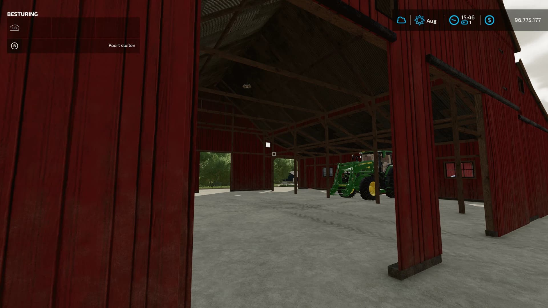 WOODEN BARN IN WHITE, RED, BROWN OR BLUE 3