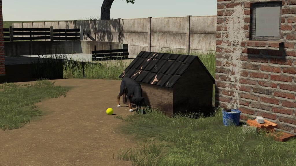 WOODEN DOG HOUSE