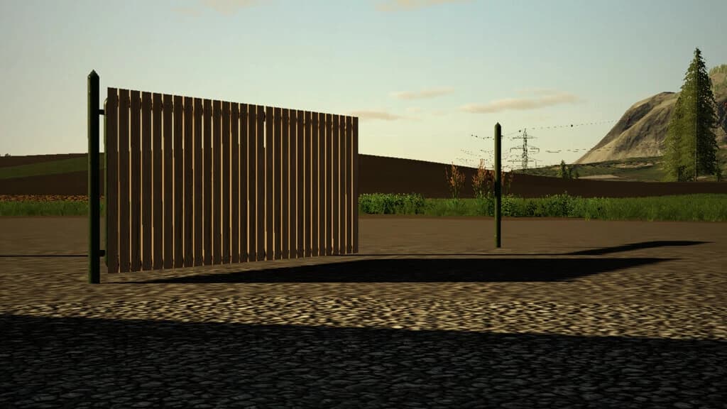 WOODEN FENCE 2 METERS PACK 5