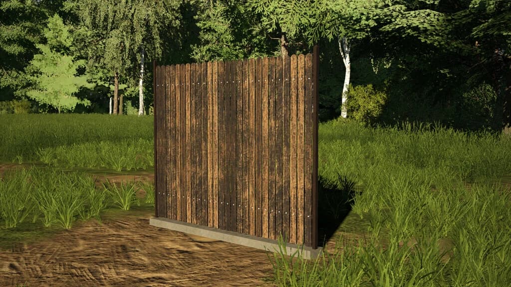 WOODEN FENCE 2 METERS PACK 4