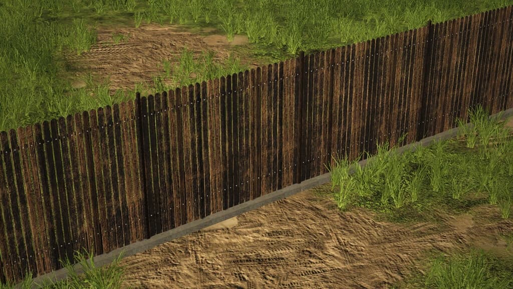 WOODEN FENCE 2 METERS PACK 2
