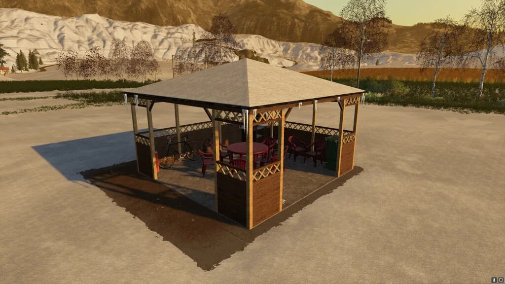 WOODEN GARDEN GAZEBO