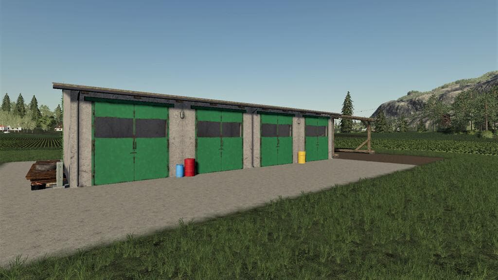 WORKSHOP WITH MACHINE STORAGE 4