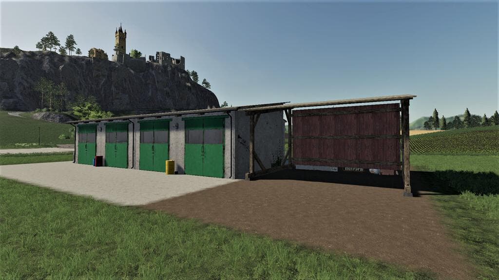 WORKSHOP WITH MACHINE STORAGE 3