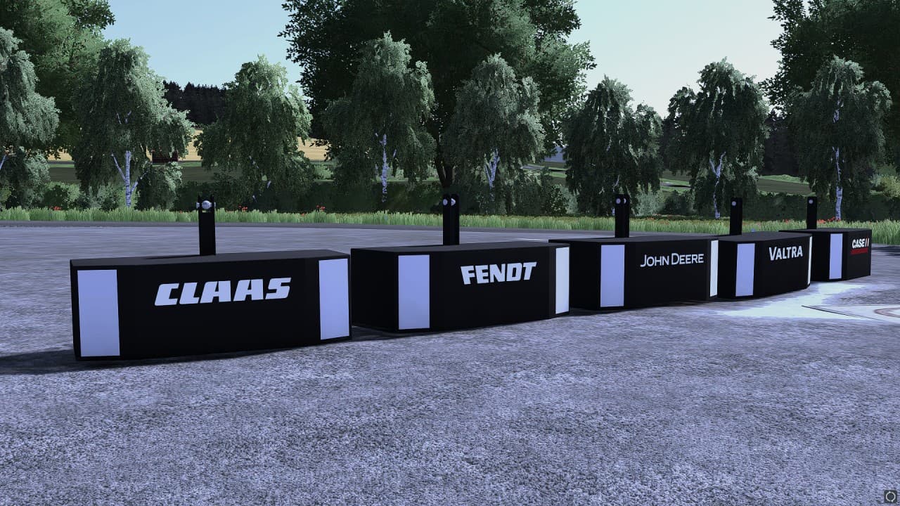 Weight Fendt, Claas, John Deere, Valtra 5
