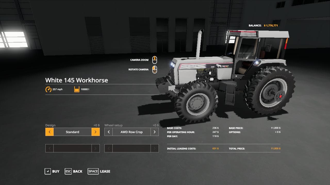 White 145 work horse beta 3