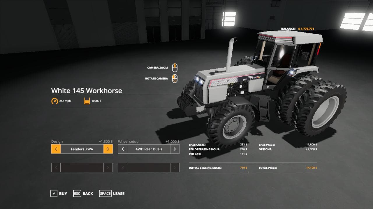 White 145 work horse beta 2