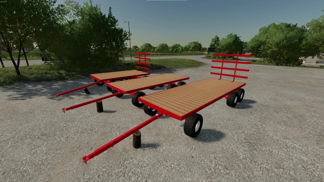 Wood Bale Wagon Pack