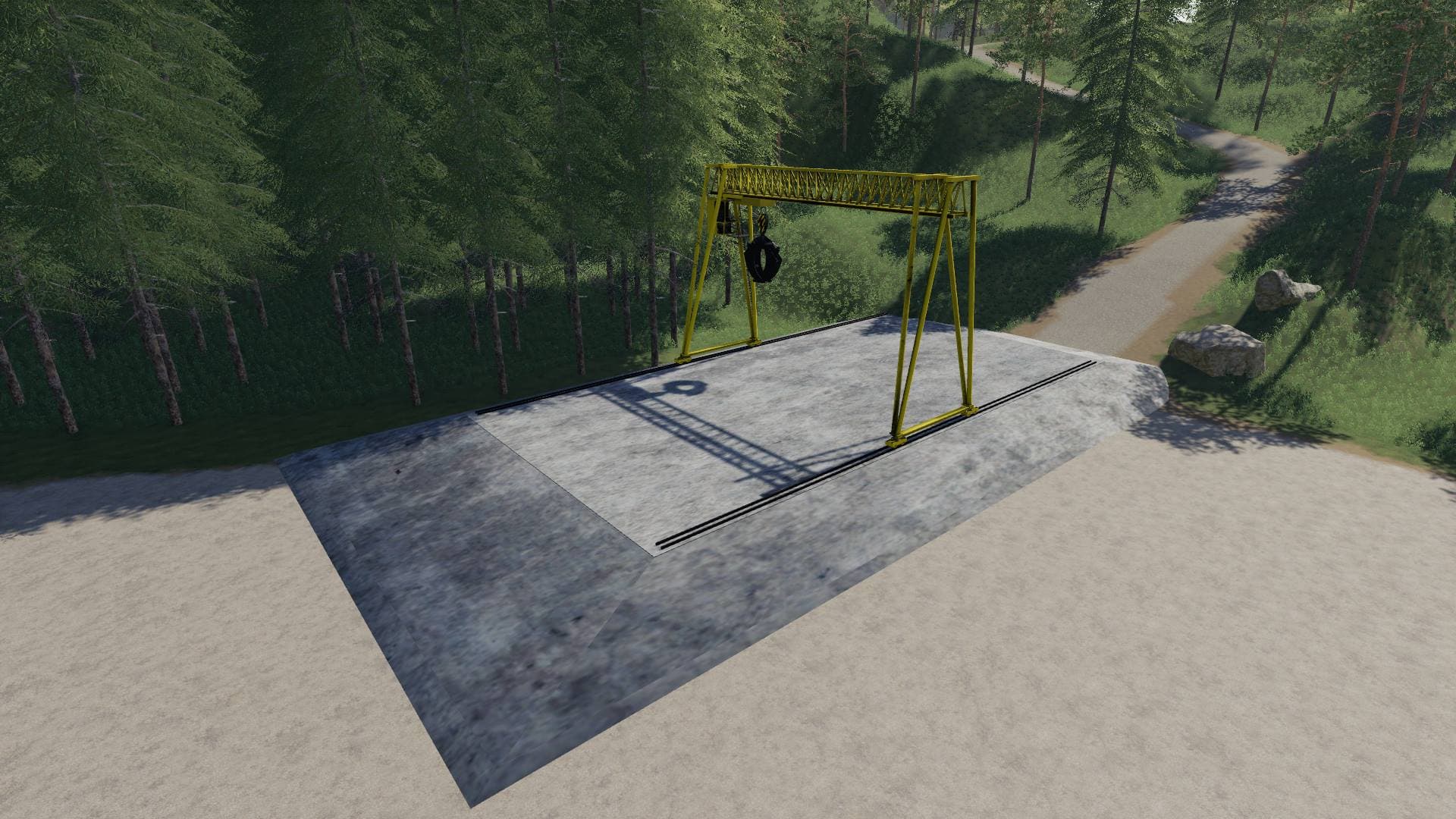 Wood Crane