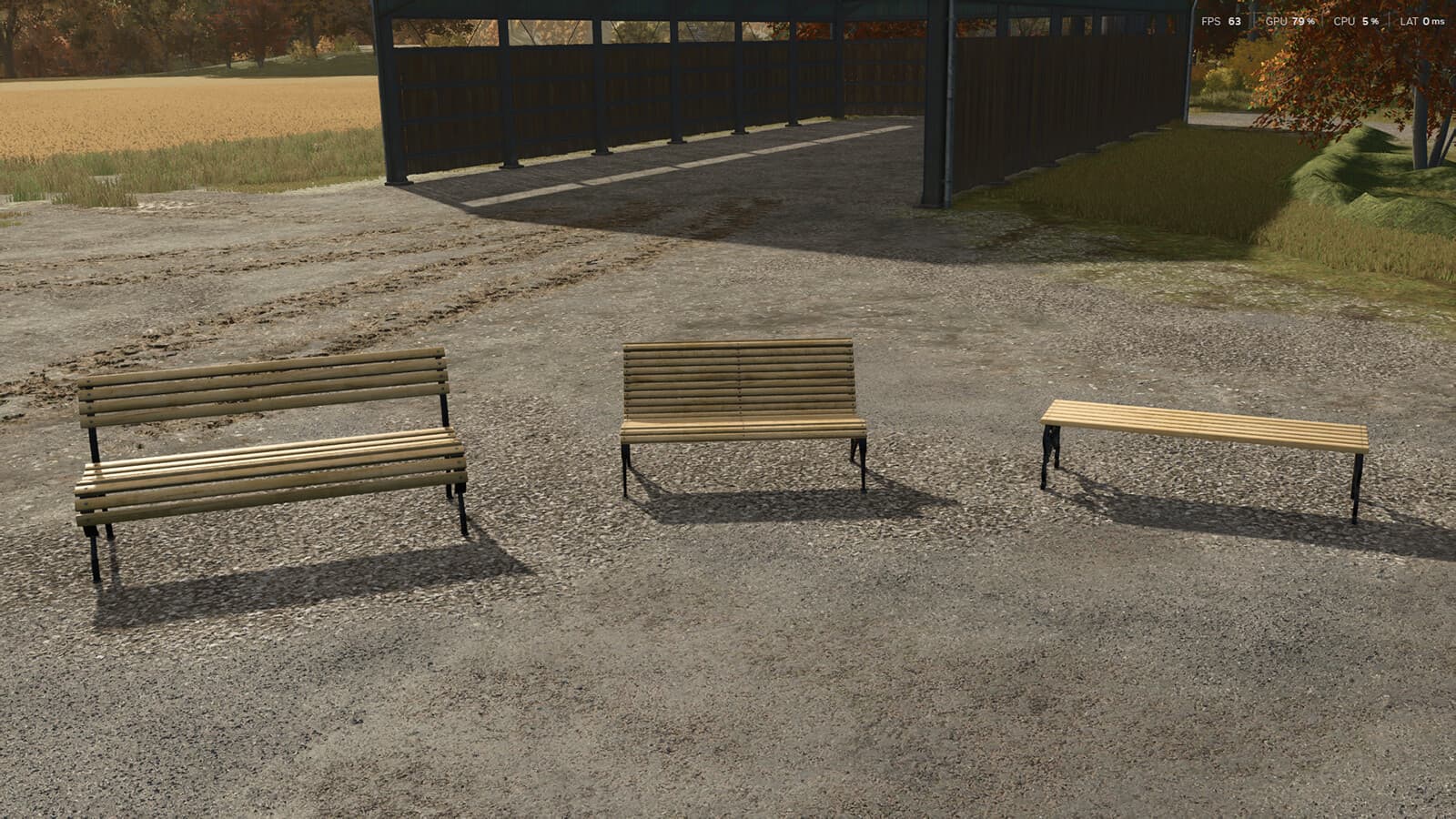 Wooden Benches Pack