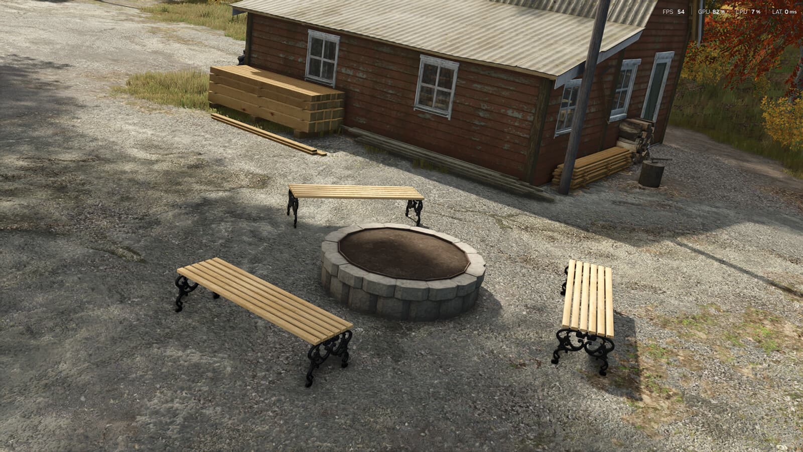 Wooden Benches Pack 2