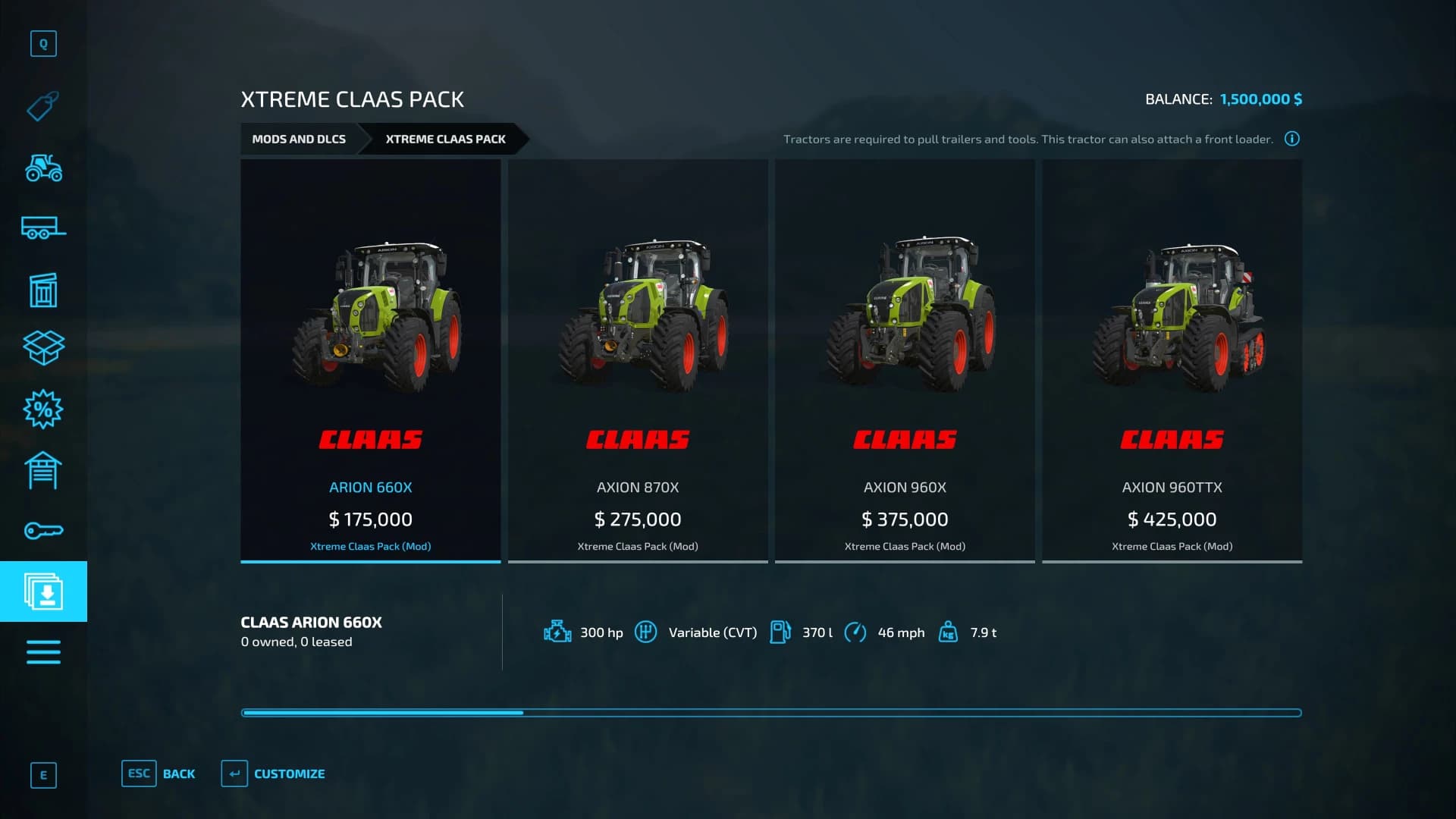 XTREME CLAAS PACK 2