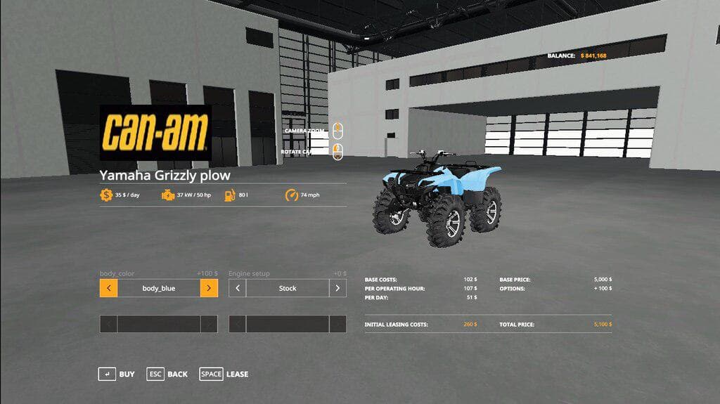 YAMAHA GRIZZLY EDIT