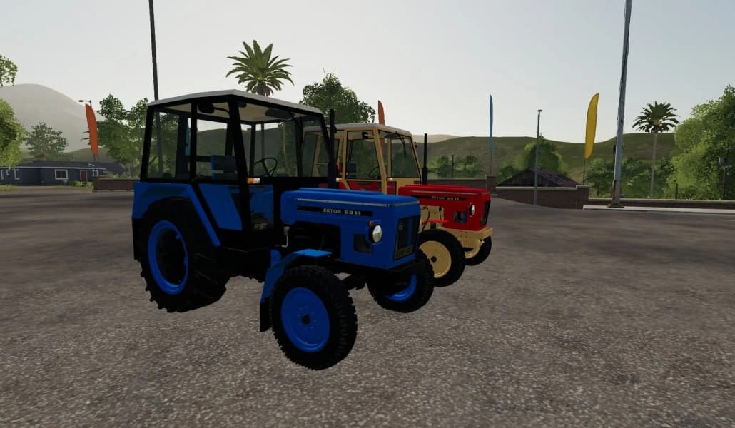 ZETOR 6911 ČERVENÝ A MODRÝ 3