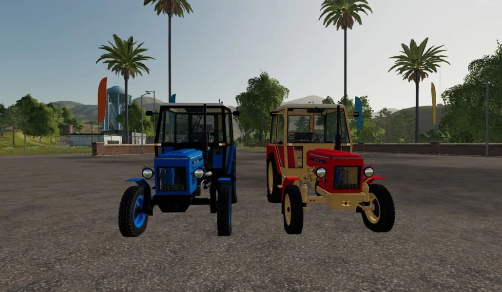 ZETOR 6911 ČERVENÝ A MODRÝ 2
