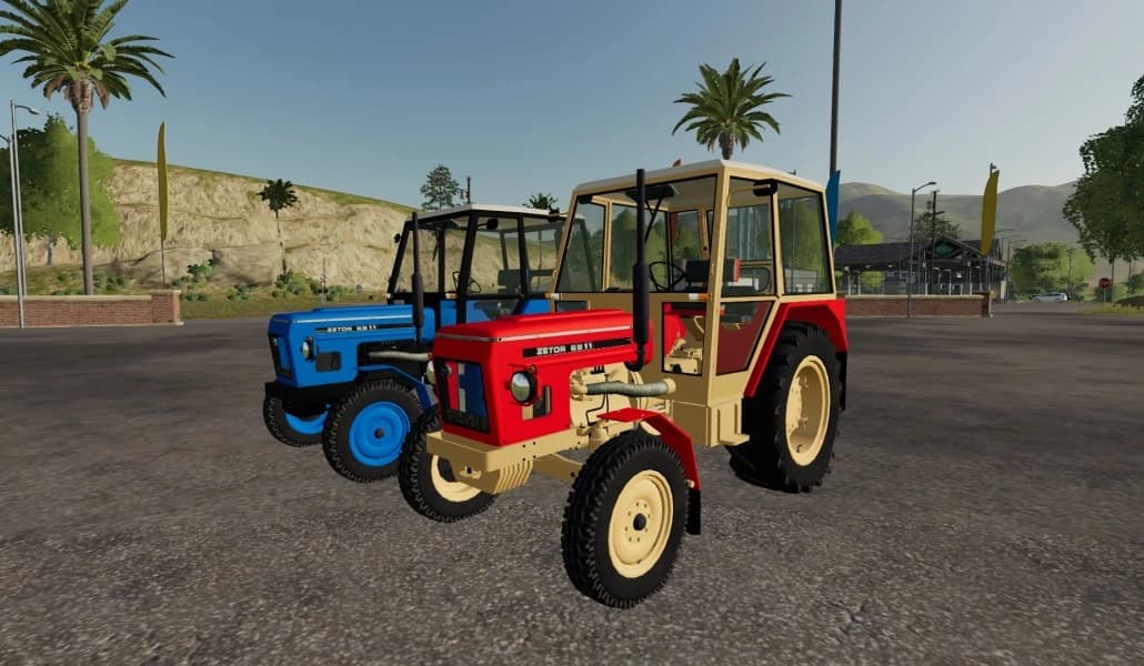 ZETOR 6911 ČERVENÝ A MODRÝ 4