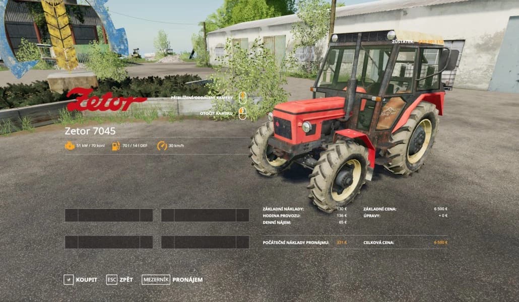 ZETOR 7045 MUSTANG