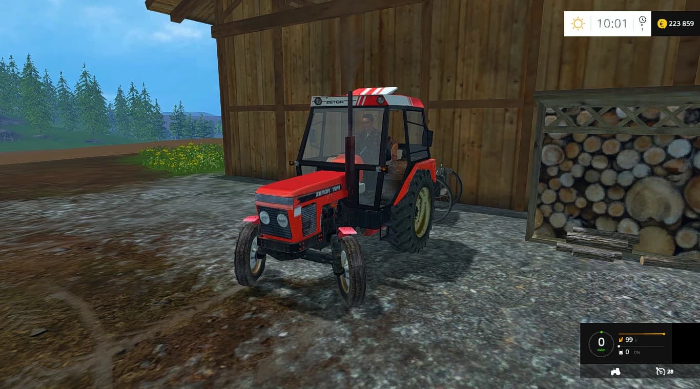 ZETOR 7211 2WD RED FOXQ360