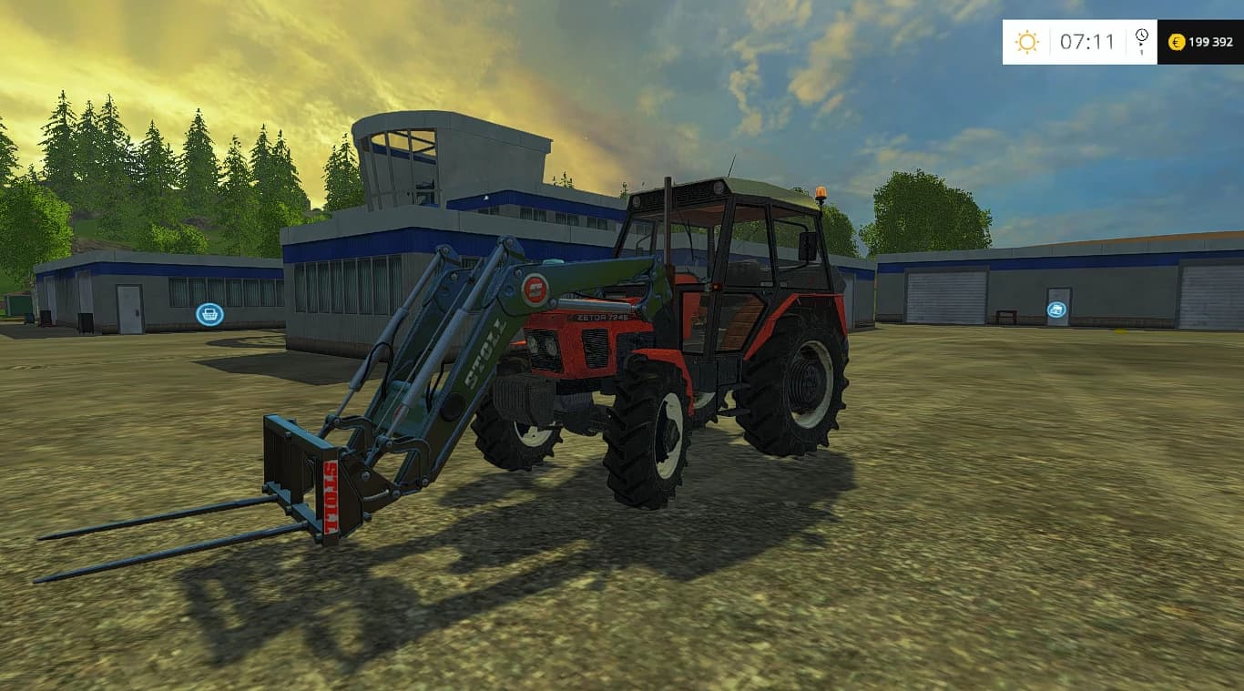 ZETOR 7245 4WD FL OLD
