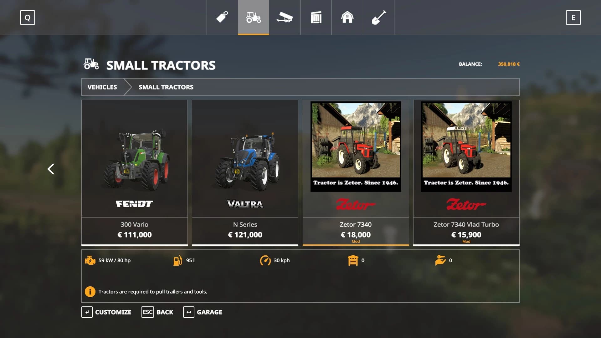 ZETOR 7340 TURBO 4
