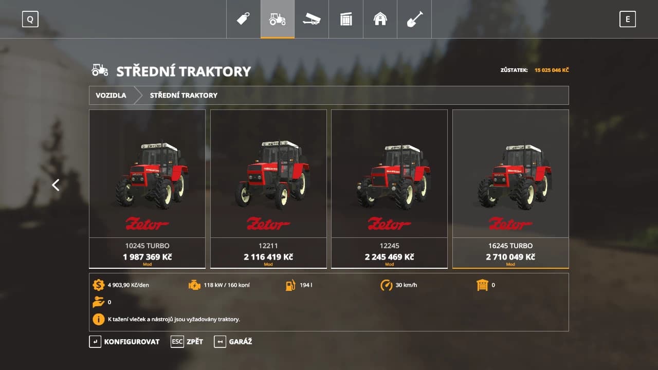 ZETOR URII PACK 2