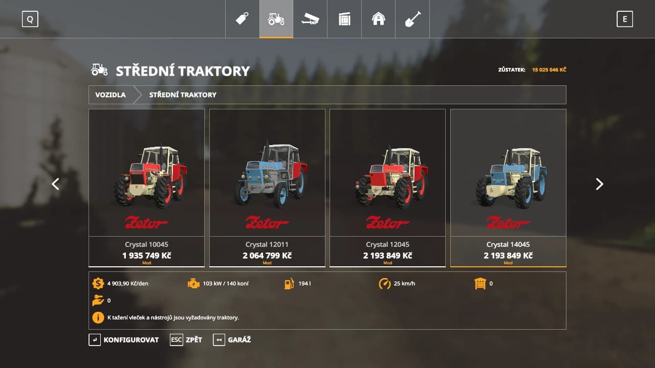 ZETOR URII PACK