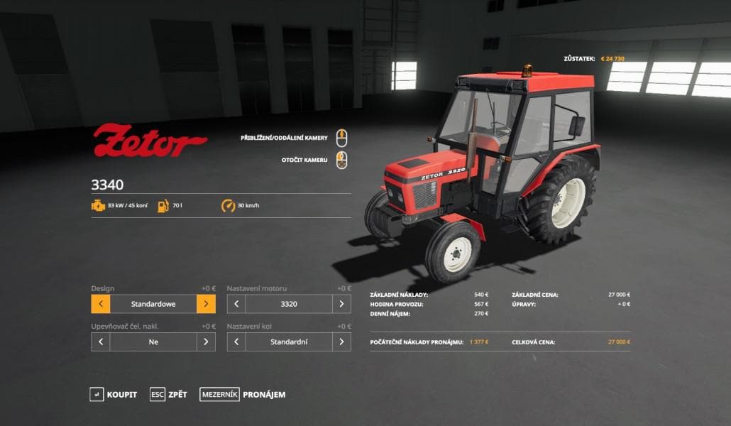 ZETOR XX20 PACK