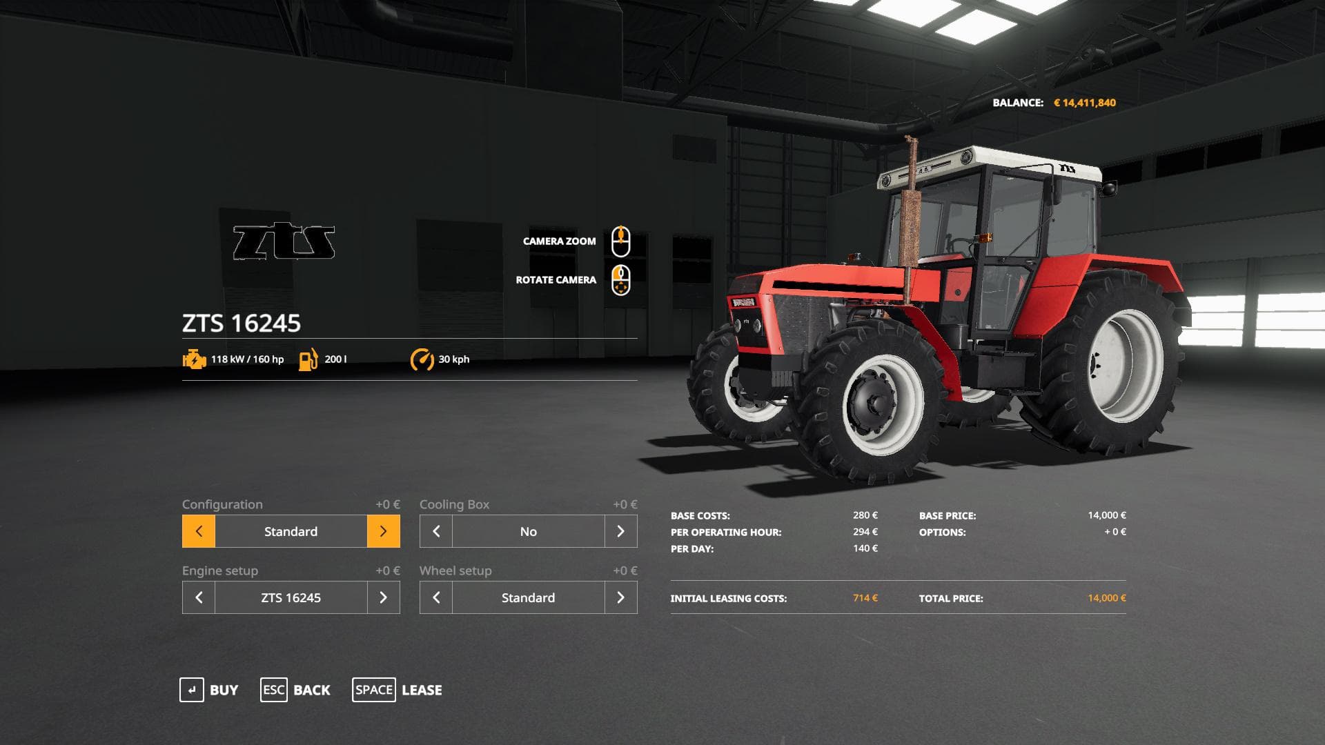 ZETOR ZTS 16245