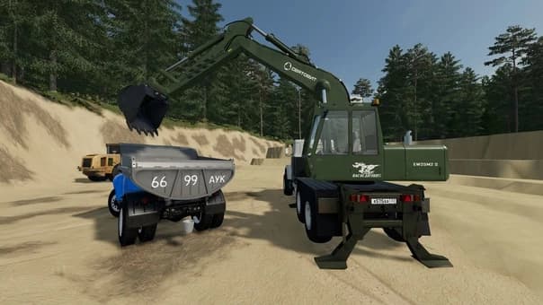 ЕXCAVATOR KRAZ 3