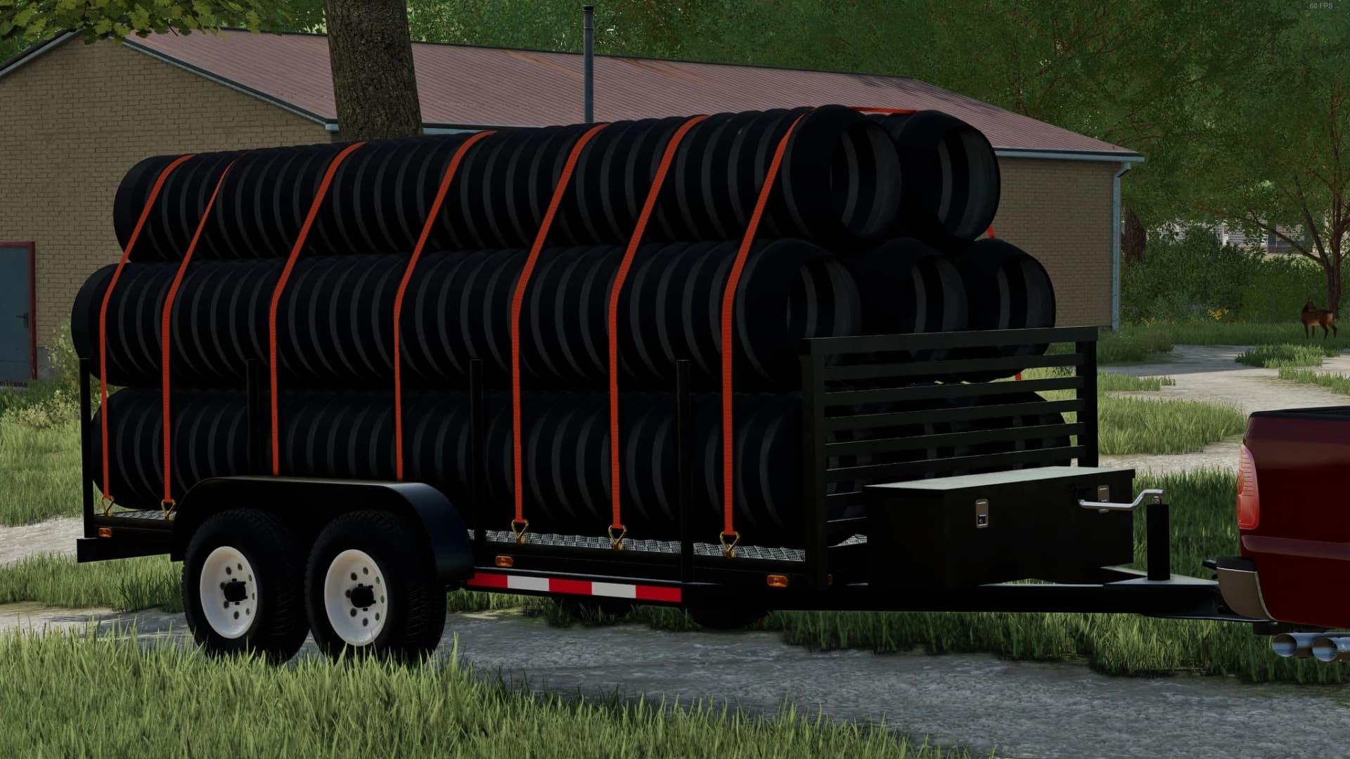 16 FOOT PIPE TRAILER