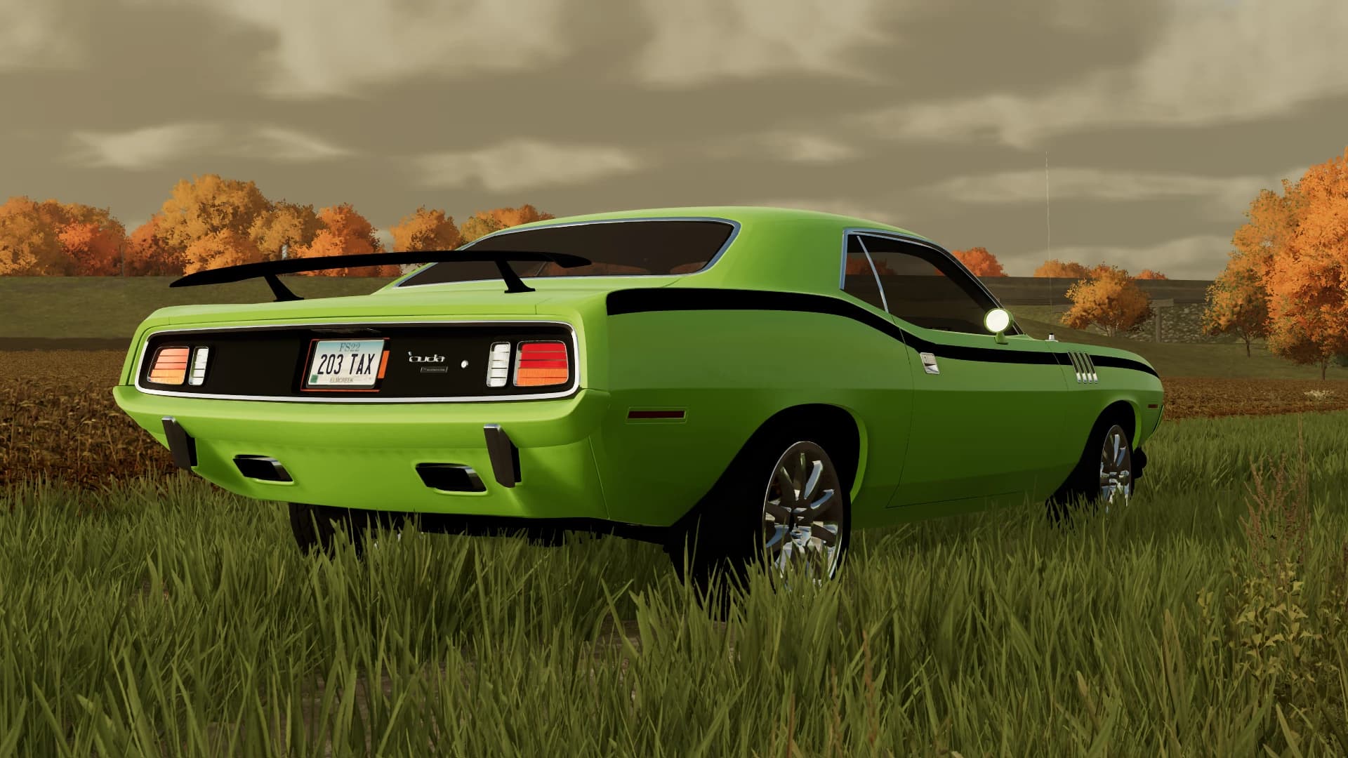1971 PLYMOTH CUDA 4