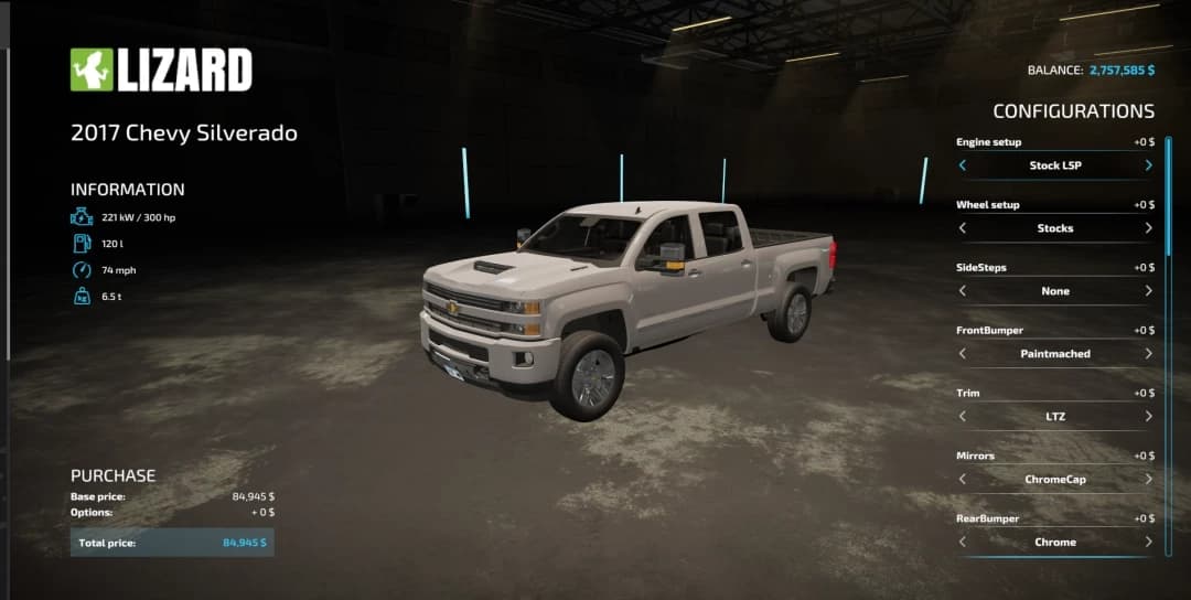 2017 SILVERADO 2500