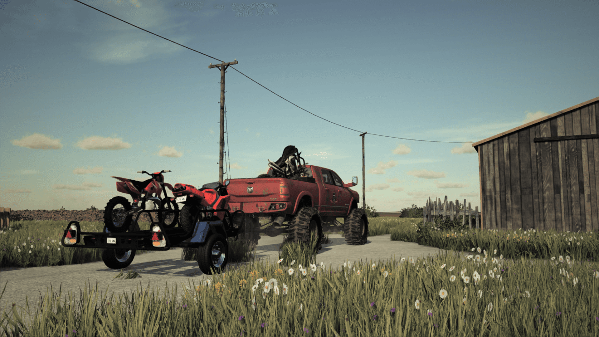3 Slot Motorcycle Trailer 5