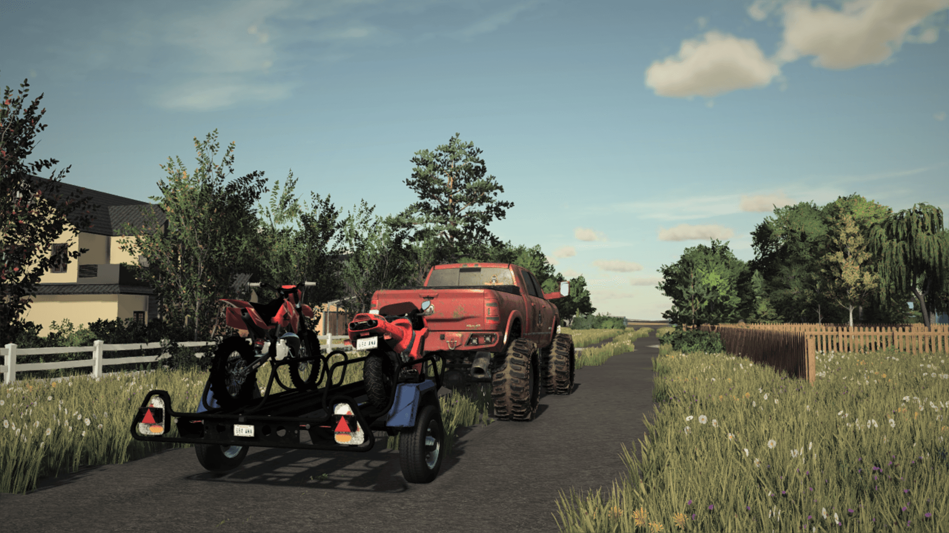 3 Slot Motorcycle Trailer