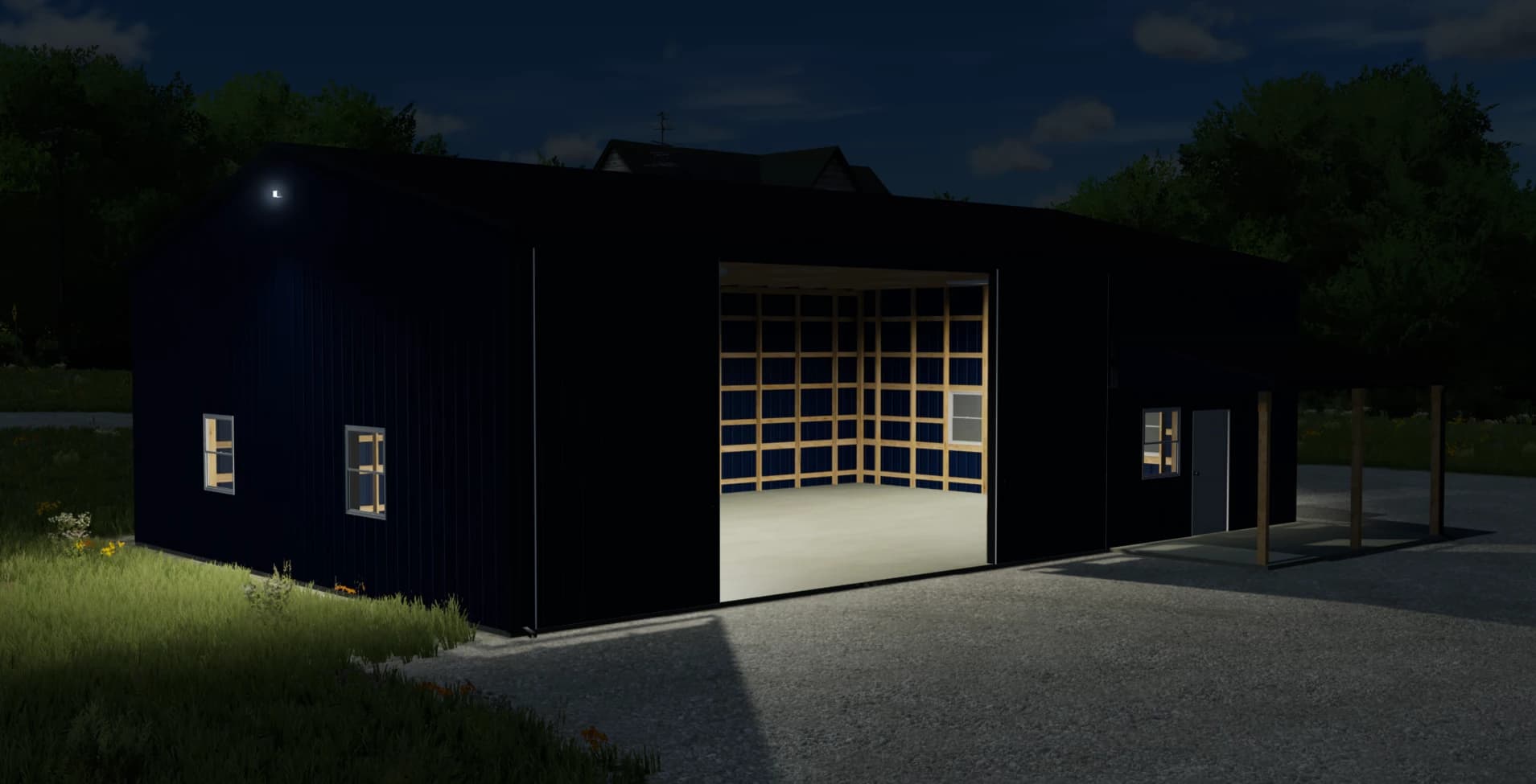 40X60 SHED WITH PORCH 3