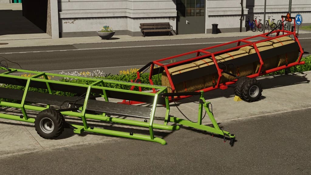 5 ROUND BALES TRAILER 2