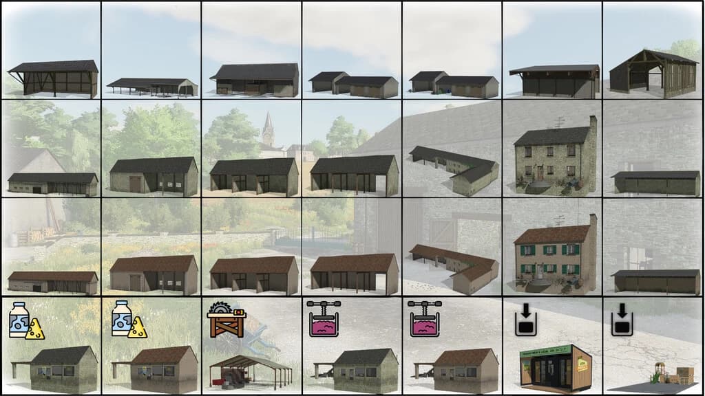 60 BUILDINGS PACK 2