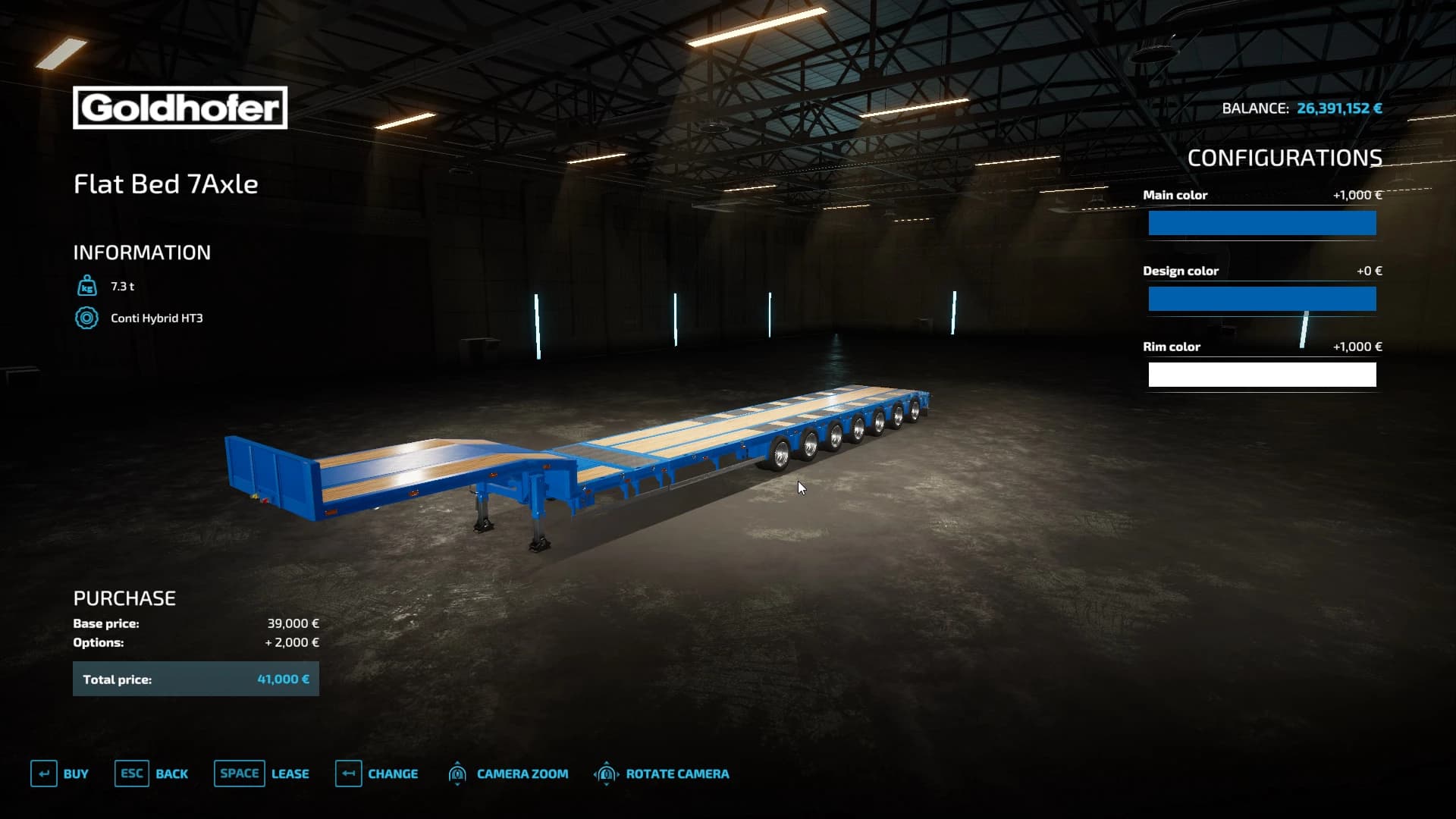 7 AXLE GOLDHOFER FLAT BED