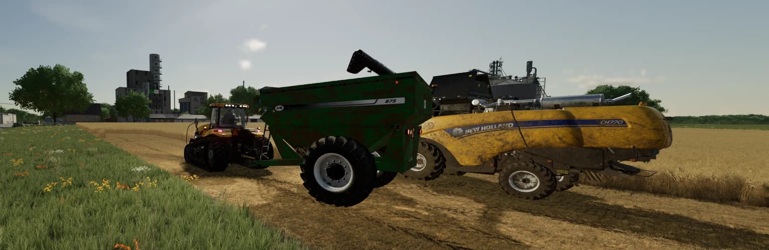 J&M 875 AUGER WAGON