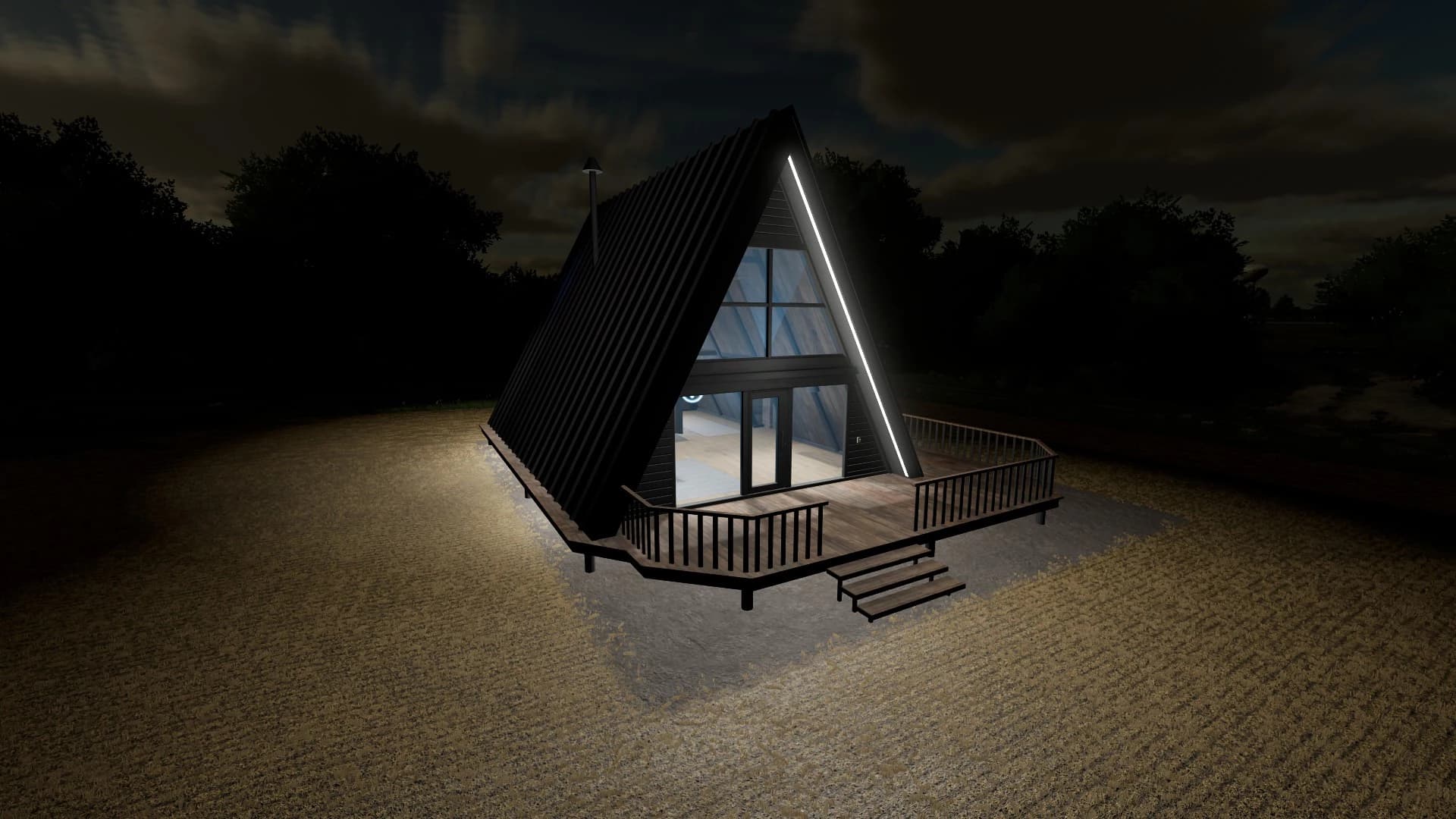 A FRAME CABIN 3