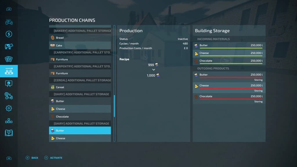 ADDITIONAL PALLET STORAGE 4