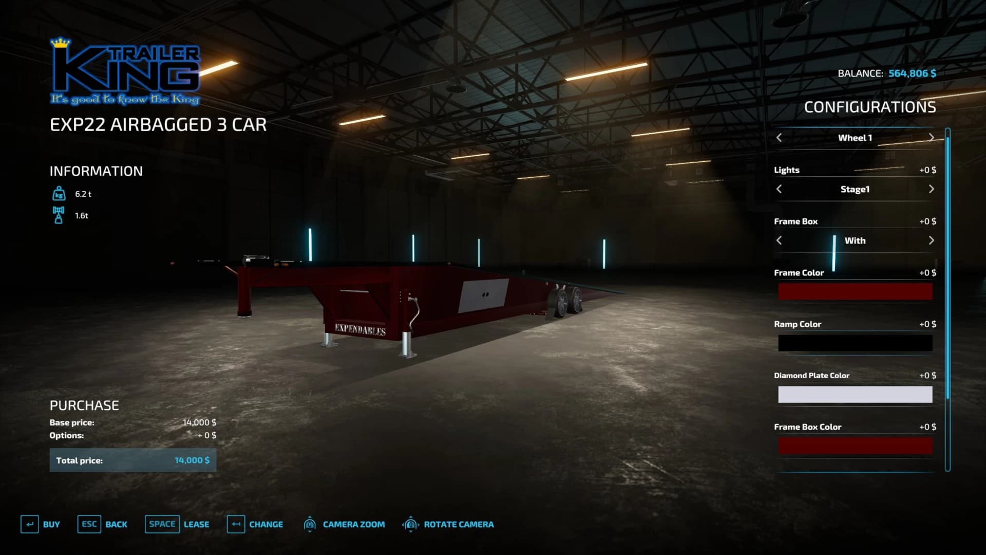 AIRBAGGED 3 CAR TRAILER 2