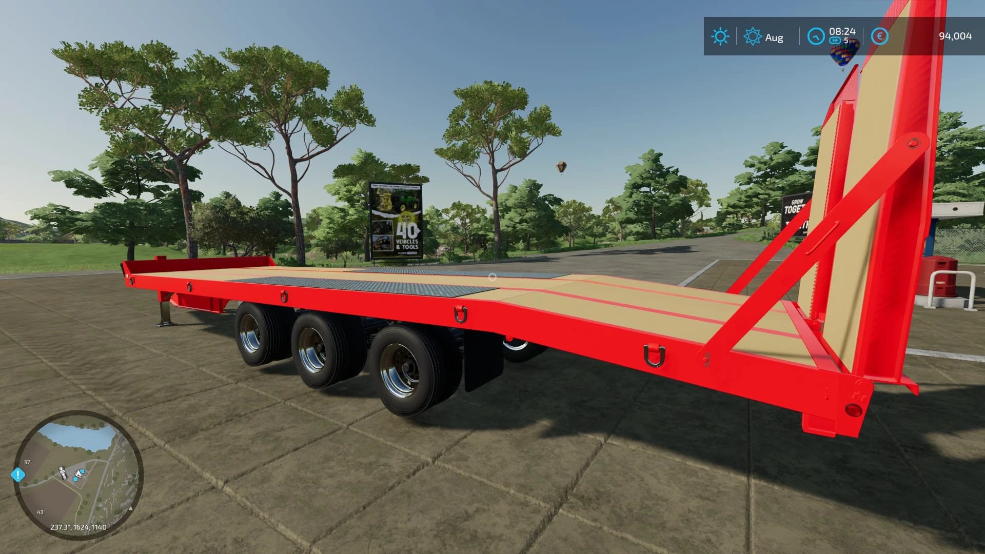 AJ DEERE T680 TALBERT TRAILER 5