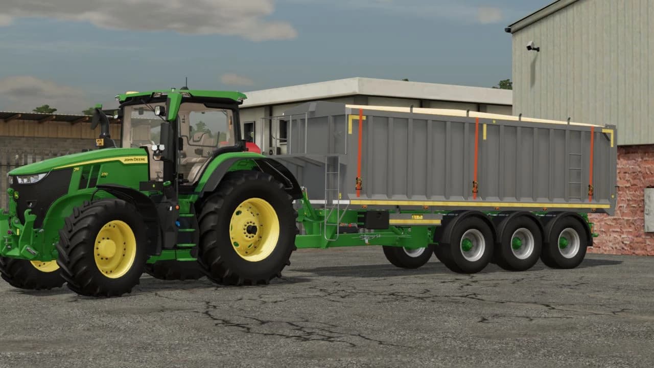 ALUMINUM 3 AXLE TRAILER