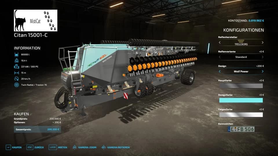 AMAZONE CITAN 15001
