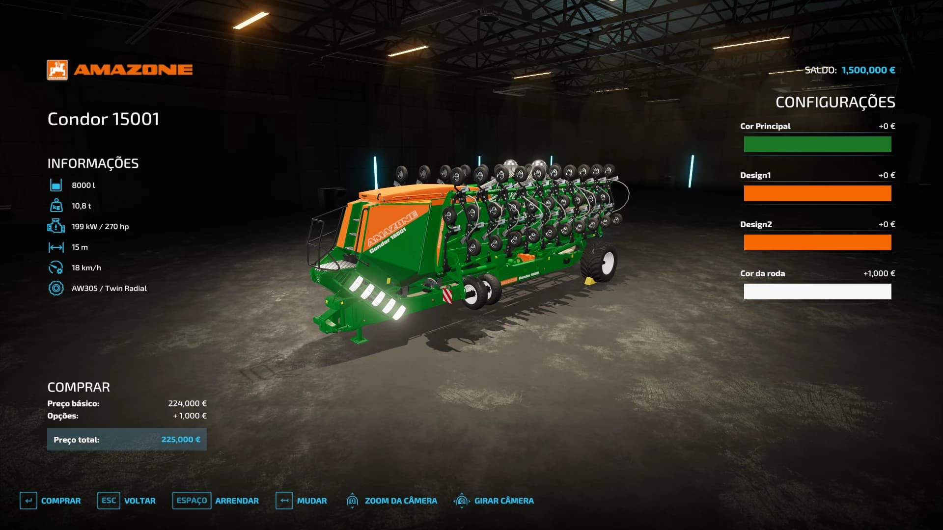 AMAZONE CONDOR 15001
